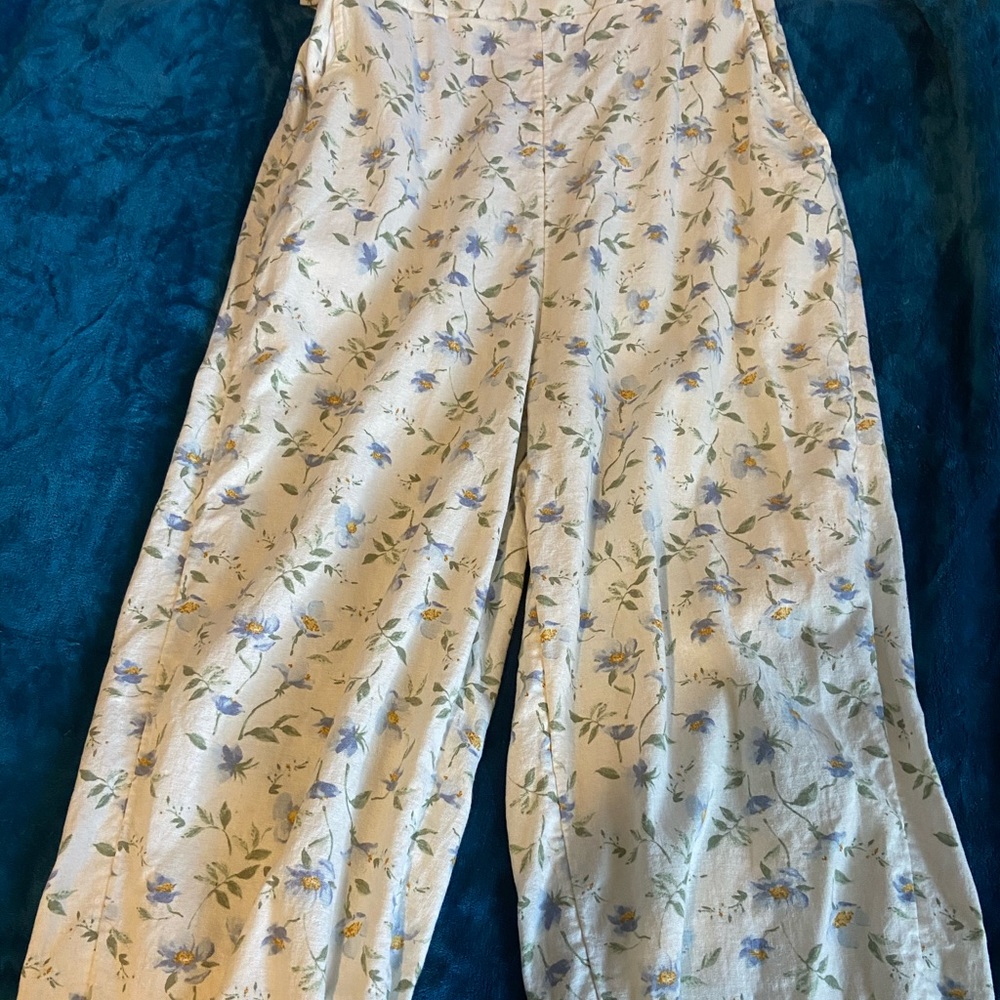 floral full length romper